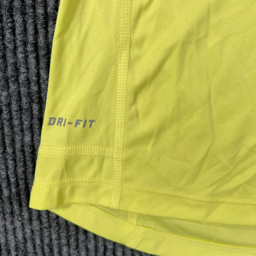 Nike Shirt Womens Small Neon Green Short Sleeve Dri Fit Active Casual Workout